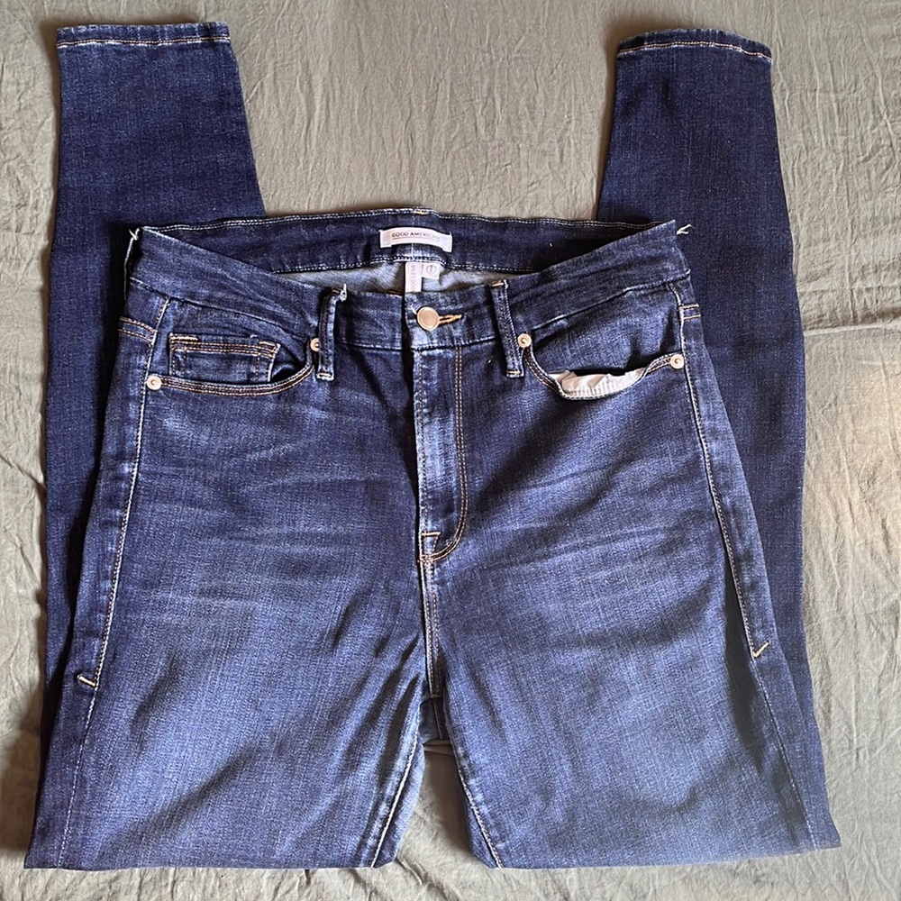 GOOD AMERICAN GOOD LEGS Skinny Denim Jeans